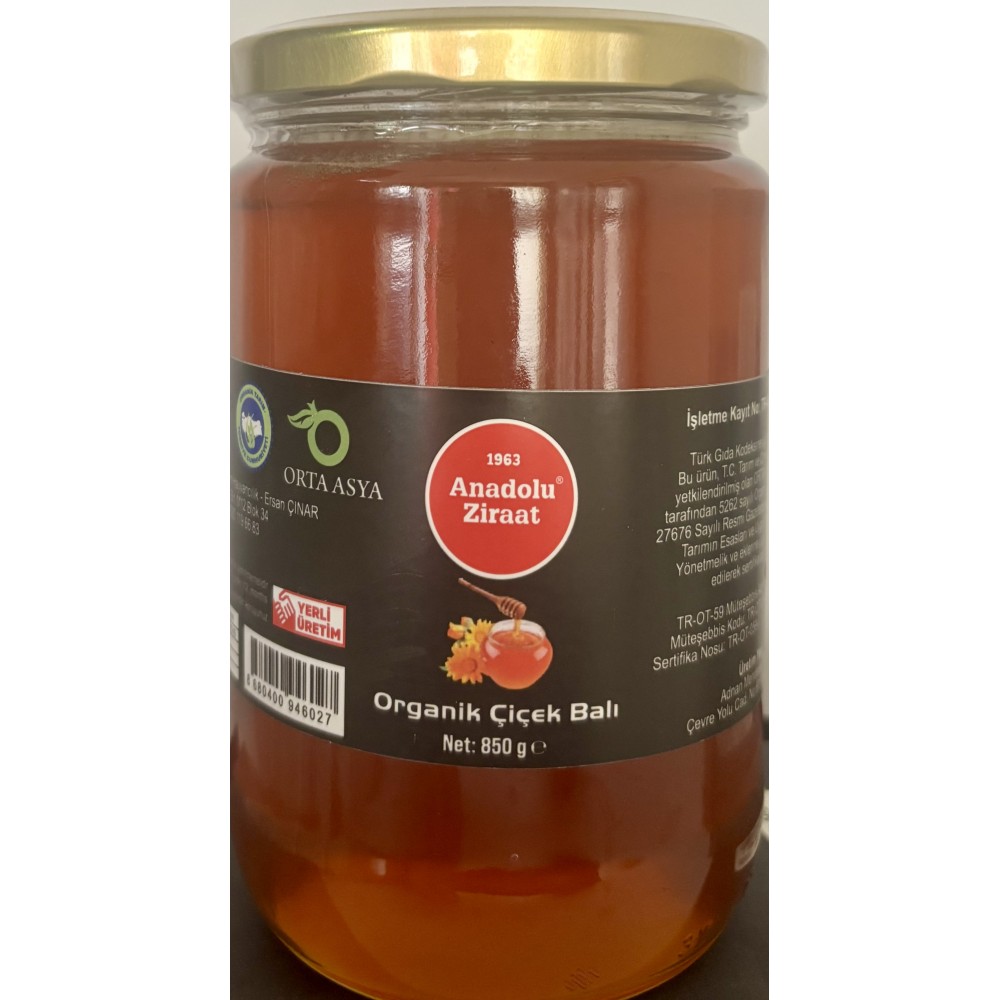 Organik Çiçek Balı 750gr